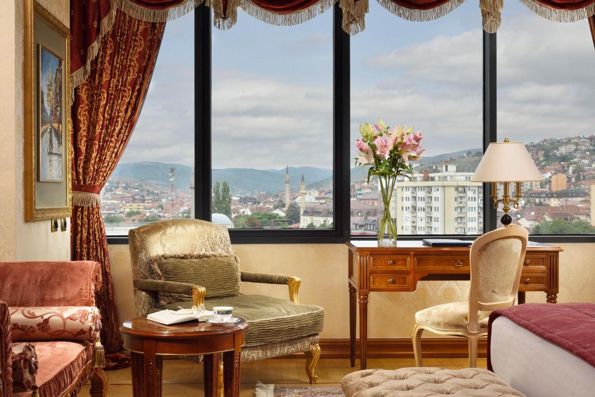 Swiss Diamond Hotel Prishtina Pristina Exterior photo A room at the hotel