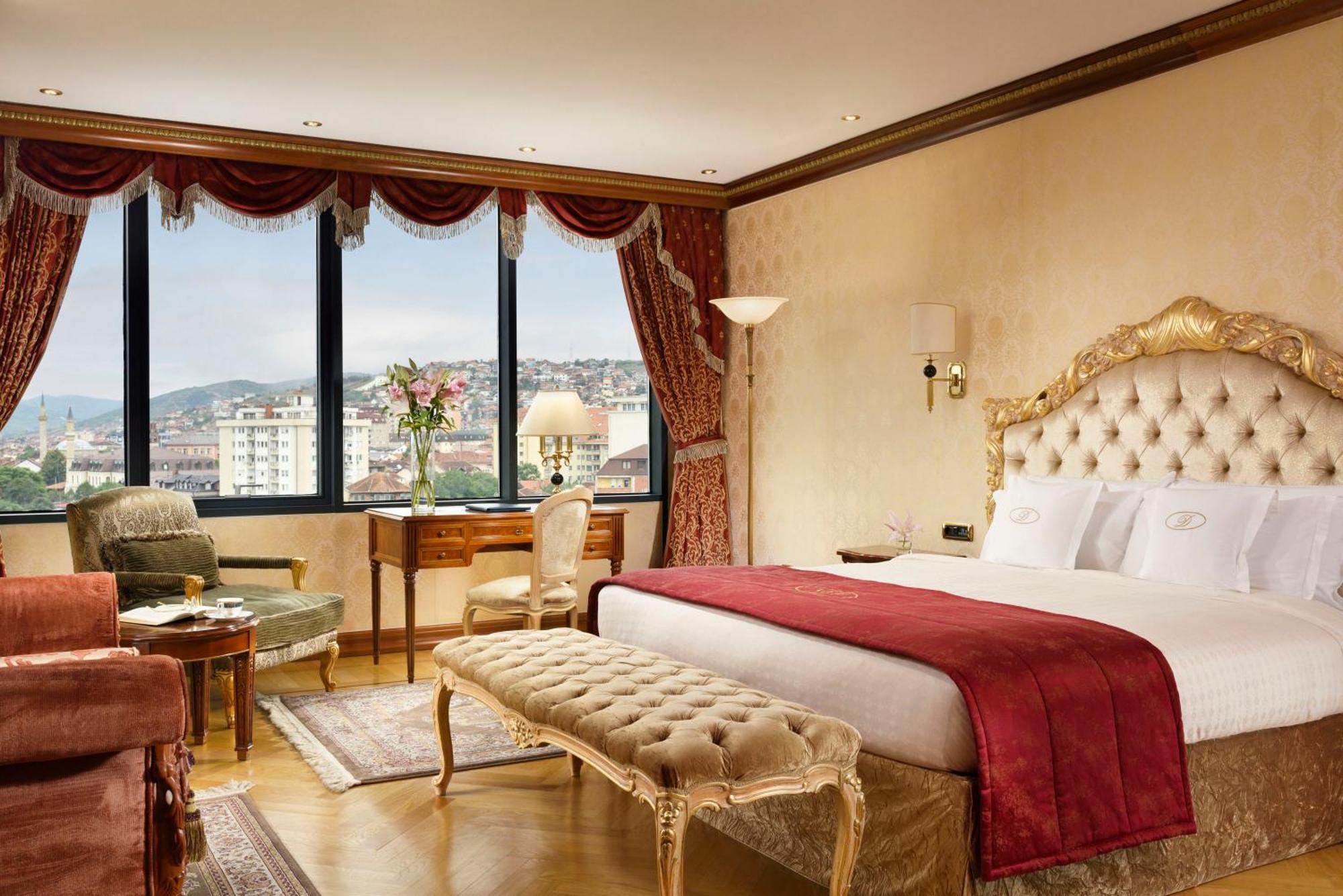 Swiss Diamond Hotel Prishtina Pristina Exterior photo A suite at the hotel
